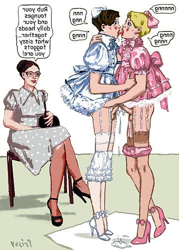 25P Sissy toons and captions