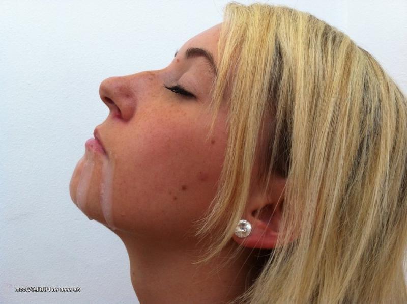 14P Horny wild amateur cocksucking bombshell gets jizzed on