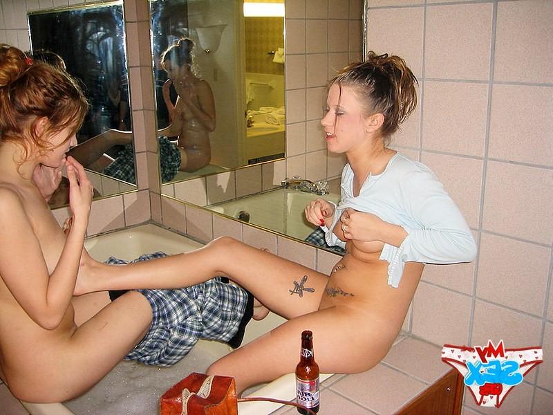 12P Lesbian girlfriends shaving and licking each other