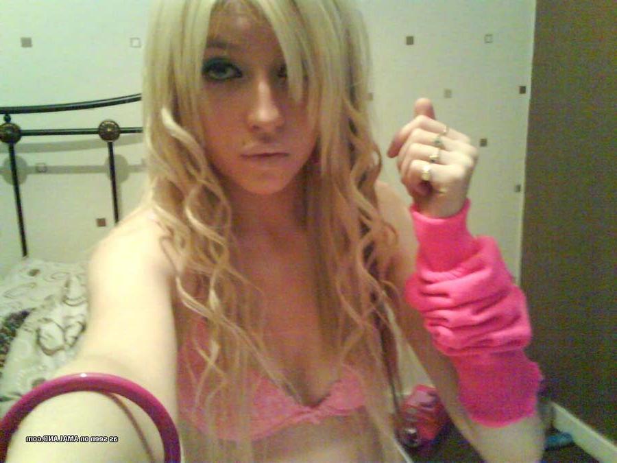16P Emo doll in tutu and lingerie