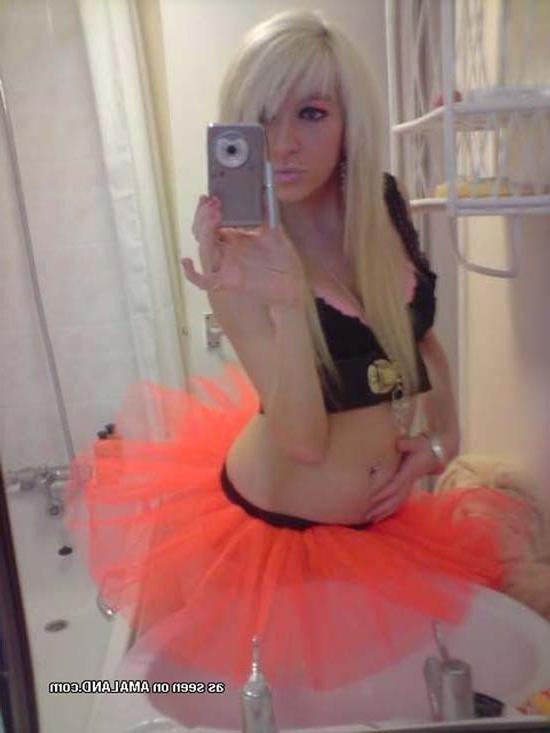 16P Emo doll in tutu and lingerie