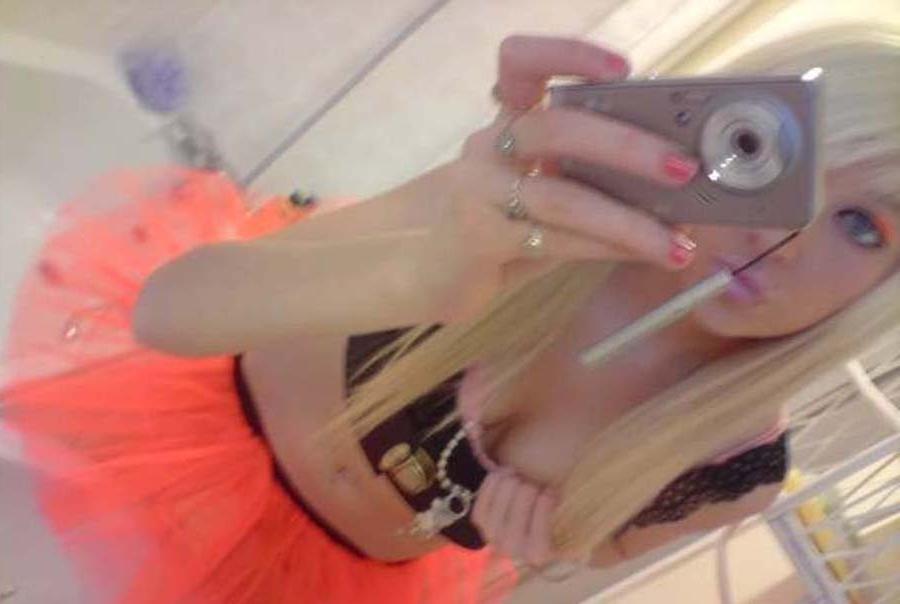 16P Emo doll in tutu and lingerie