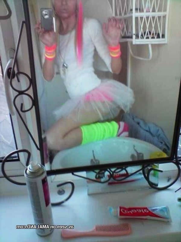 16P Emo doll in tutu and lingerie