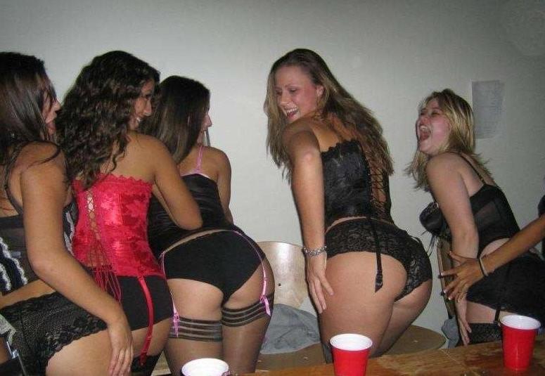 15P Drunk college girls flashing perky teen tits and sexy asses