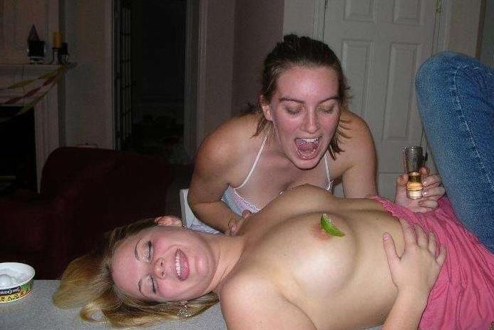 15P Drunk college girls flashing perky teen tits and sexy asses