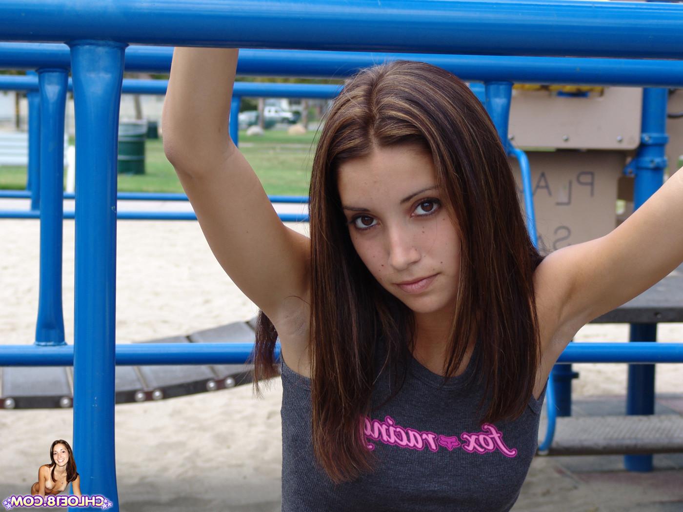 12P Chloe plays at the park