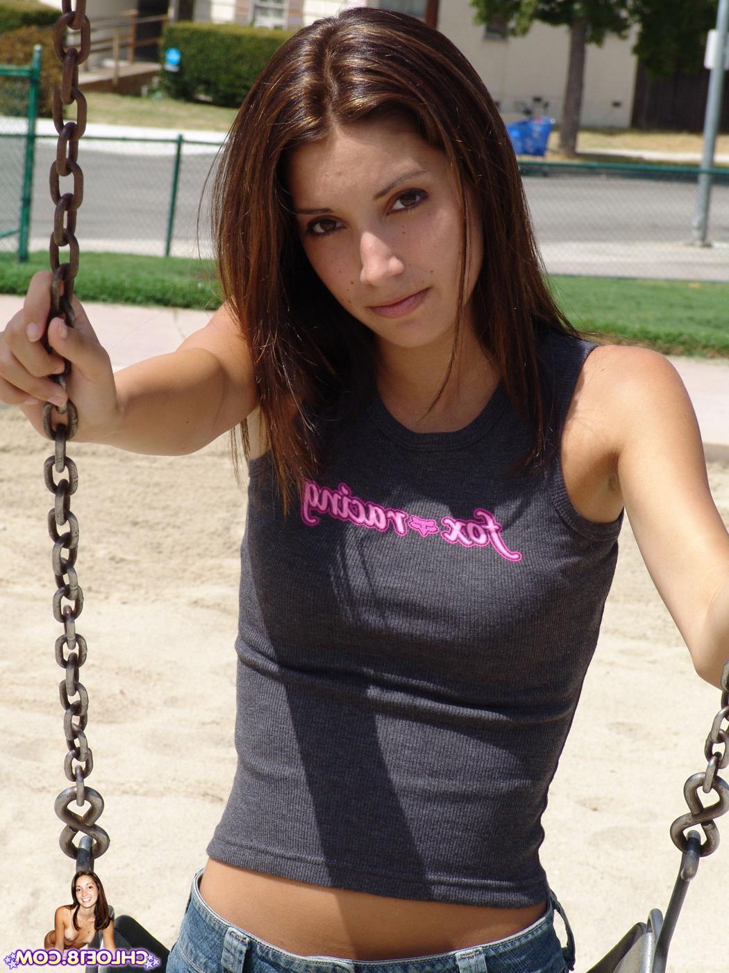 12P Chloe plays at the park
