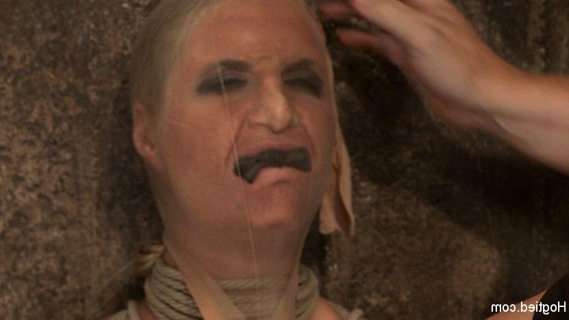 15P Phoenix Marie suffers anal bondage penetration at Hogtied