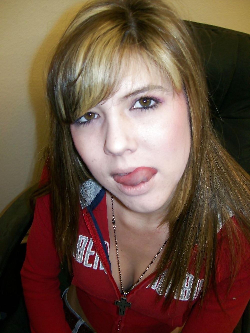 25P Canadian Teen sucks tiny dick