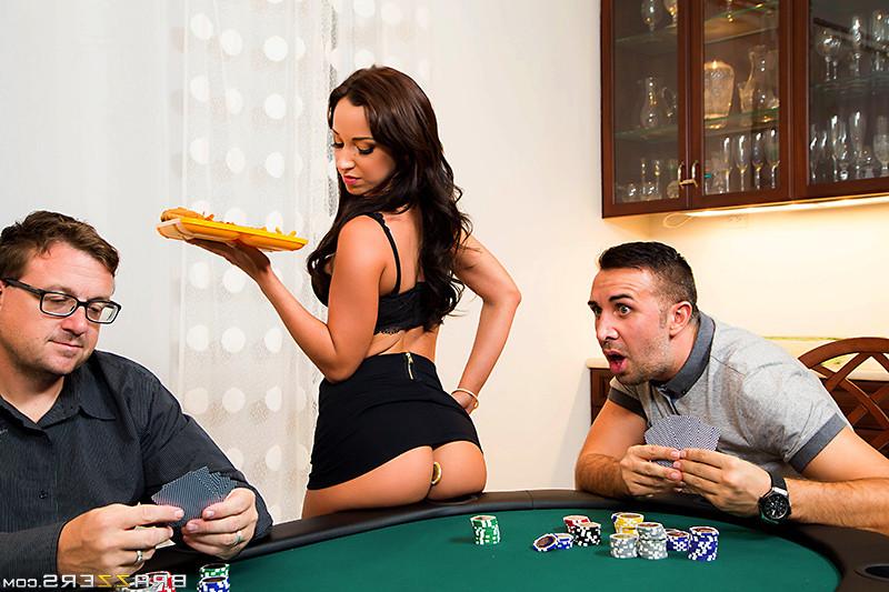 15P Pokher asshole in cuckold action
