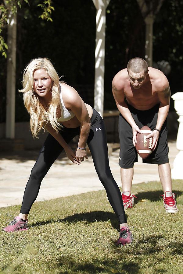 4P Playmate Ashley Playing in a Park With Her BF In LA