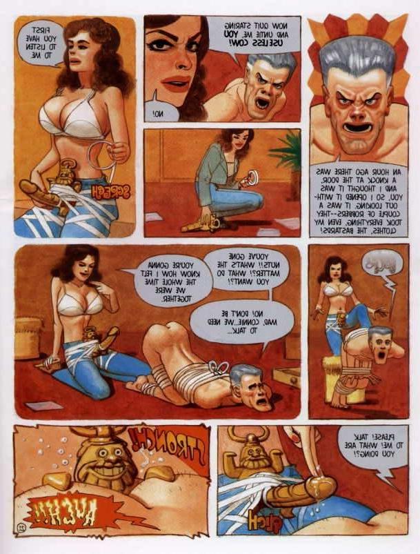 15P bodybuilder sodomizes cute erotic brunette comic