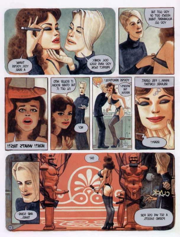 15P bodybuilder sodomizes cute erotic brunette comic