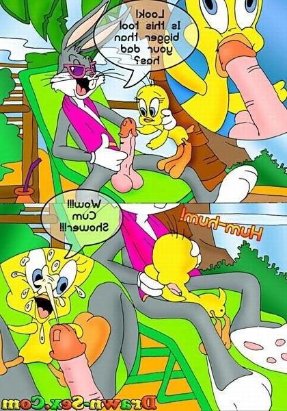 12P Sexy Tweety Bird in fetter gets bombed in a dungeon