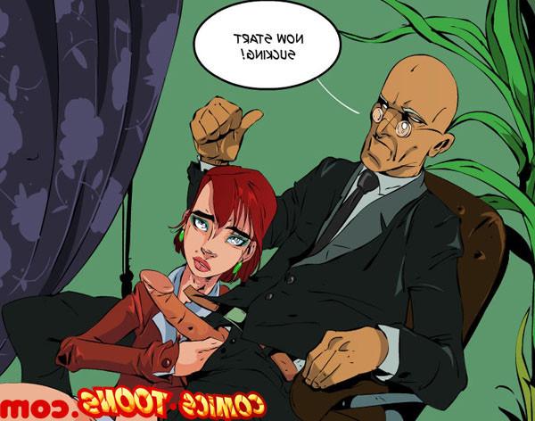 12P Xavier uses his telepathy to screw long legged Gina