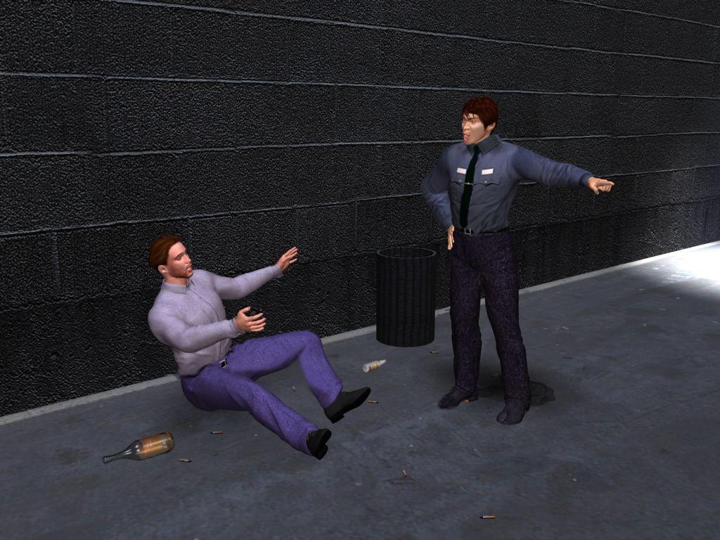 8P 3D male captured and tortured by mean police officer in dungeon