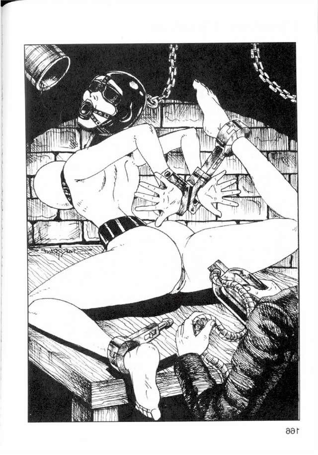 15P horrible painful artwork of helpless women in dark evil dungeons