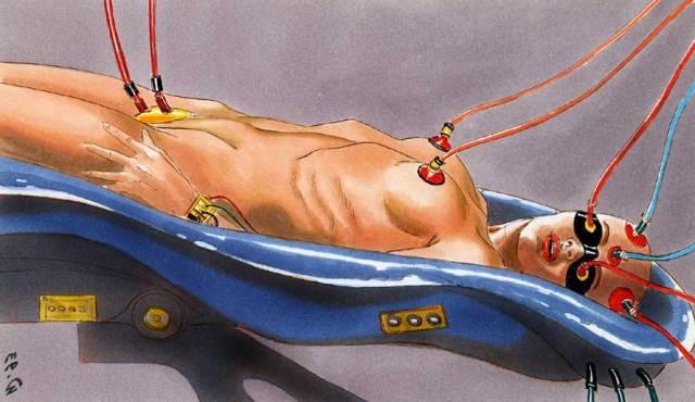 12P bizarre and evil female bondage rope fetish and dungeon art