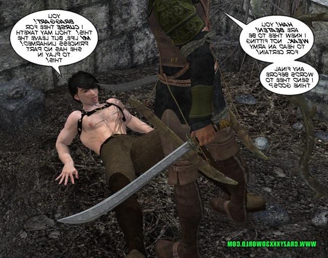 16P Big boobed naked princess escapes from dungeon