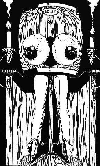 15P captured women trapped in evil dungeon giant breast bondage art