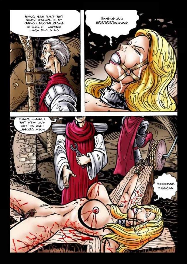 15P screaming blonde tormented in dungeon