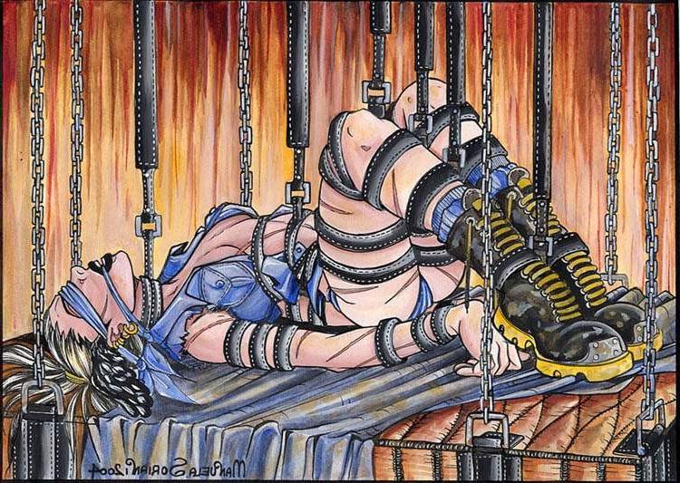 15P scared to death female bdsm dungeon