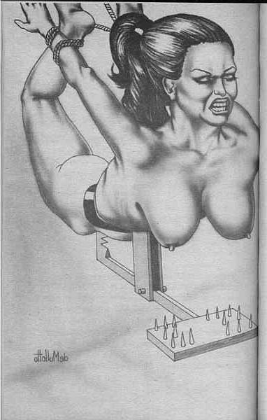 15P terrible painful female dungeon art