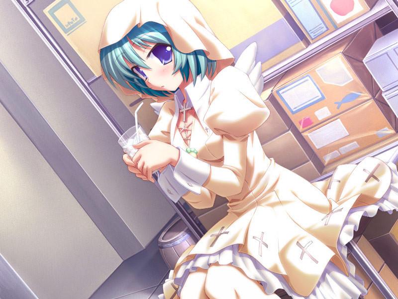 19P Busty teen hentai waitresses in short skirt uniforms want sex