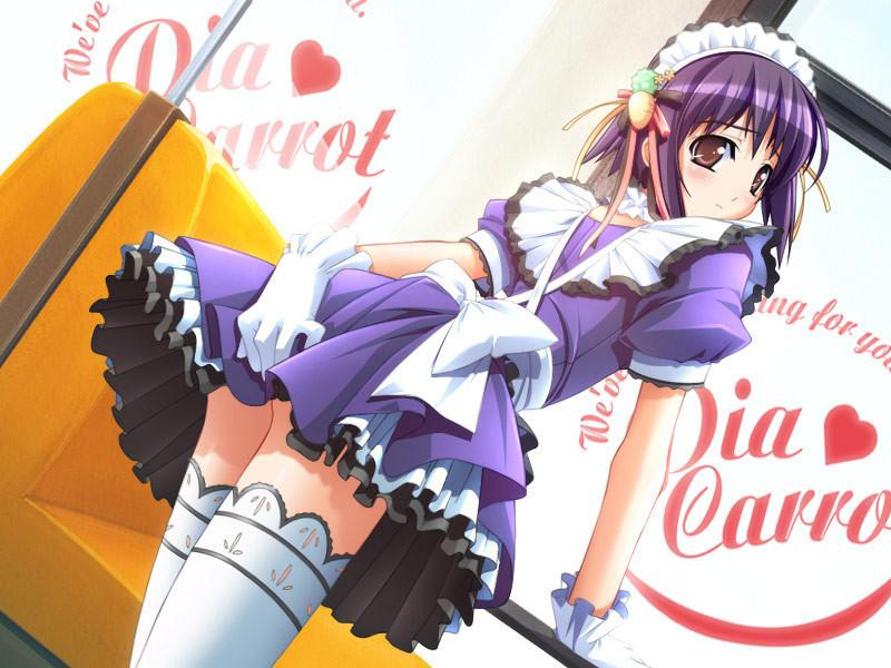 19P Busty teen hentai waitresses in short skirt uniforms want sex