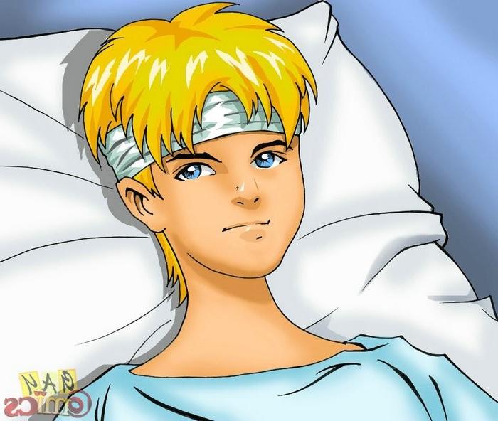 16P Perverted doctor fucks patient in gay comics