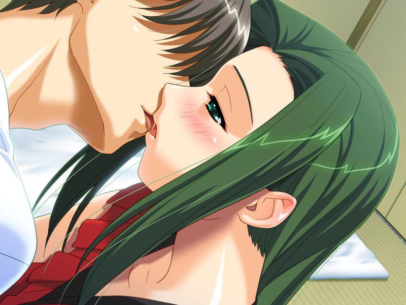 19P A beautiful tale of teen hentai lovers with perfect tits kissing