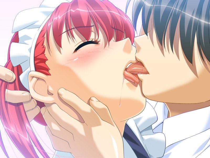 19P A beautiful tale of teen hentai lovers with perfect tits kissing