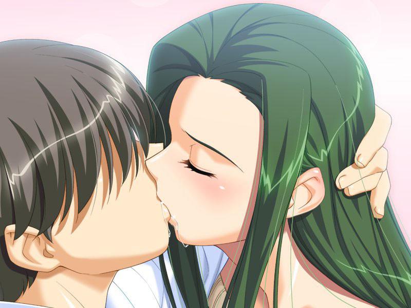 19P A beautiful tale of teen hentai lovers with perfect tits kissing