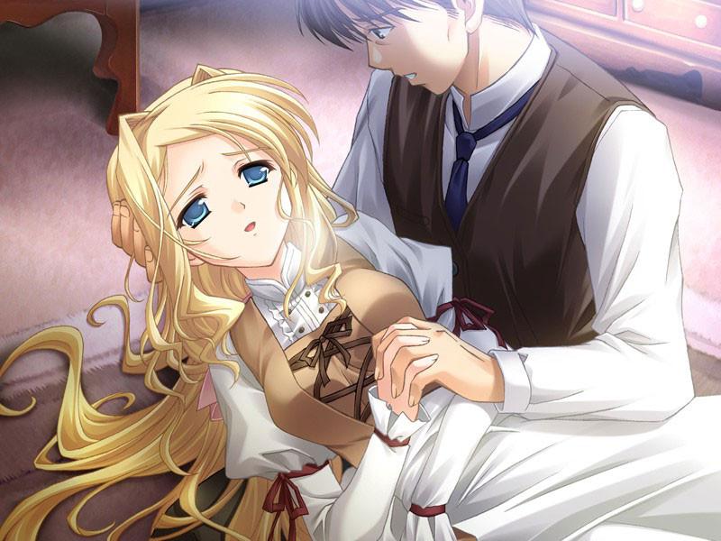 20P Blue eye blonde hair hentai bombshell with perfect tits and ass