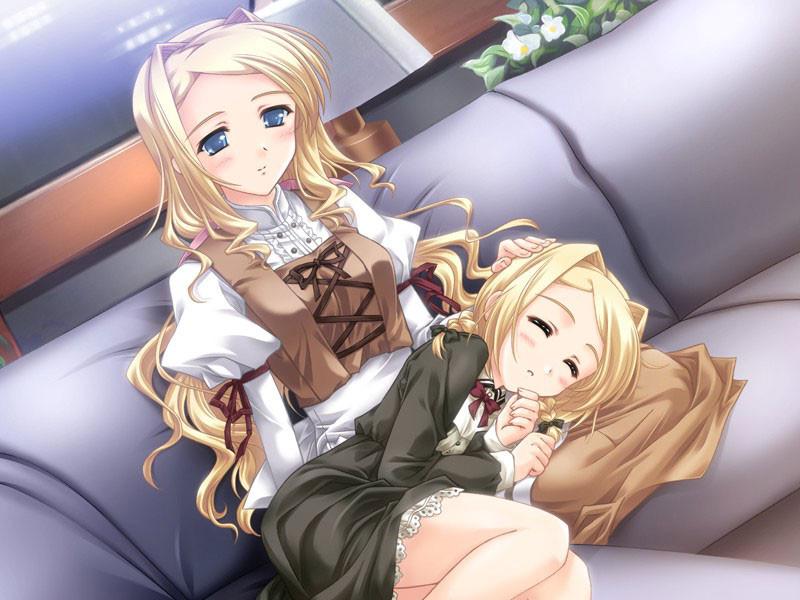 20P Blue eye blonde hair hentai bombshell with perfect tits and ass