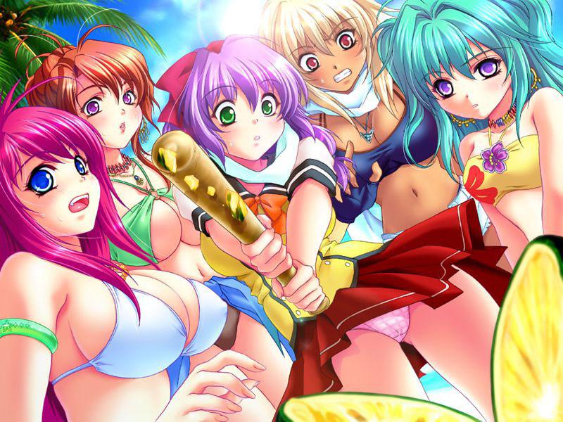 19P Beautiful young hentai lovers with humongously big breasts party
