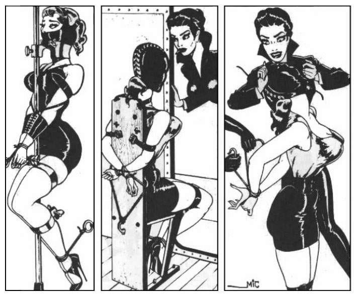 15P bizarre and extreme vintage dungeon art