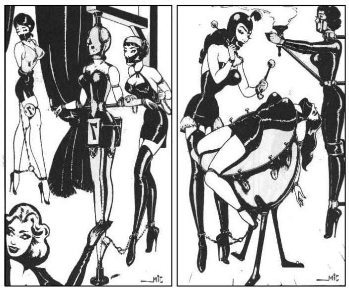 15P bizarre and extreme vintage dungeon art