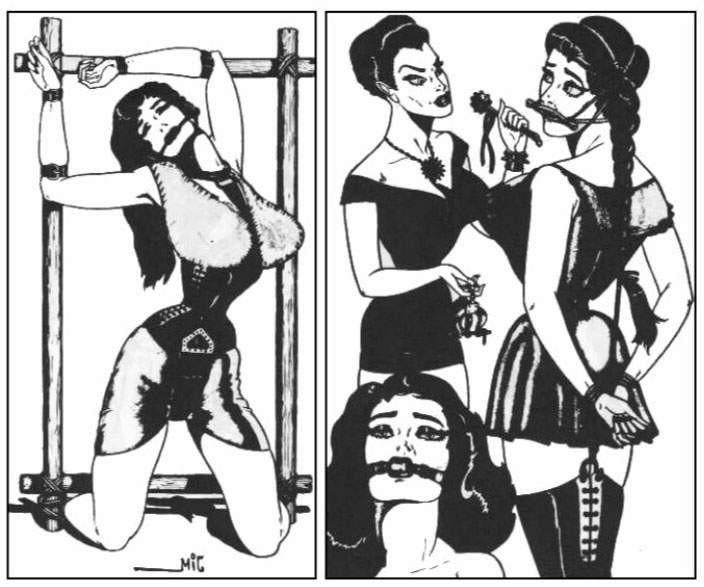 15P bizarre and extreme vintage dungeon art