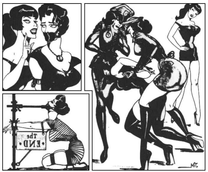 15P bizarre and extreme vintage dungeon art