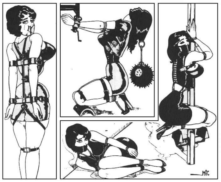 15P bizarre and extreme vintage dungeon art