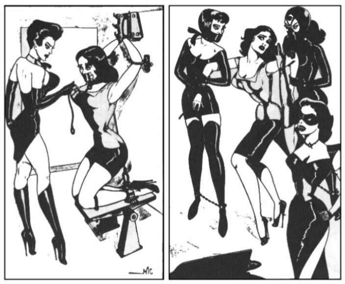 15P bizarre and extreme vintage dungeon art