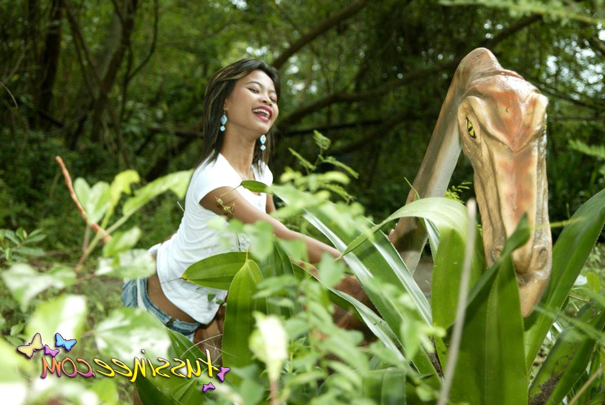 16P Thai teen girl at park