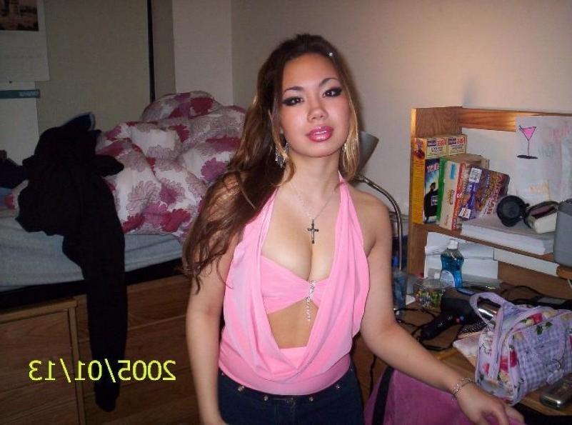 16P Asian coed goes full nude in couch shows squeezable tits
