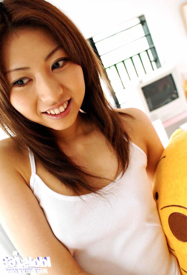 15P Sweet japanese girl naked in her bedroom