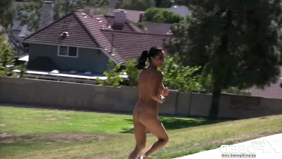 15P Cassidey takes us to her favorite park and decides to get naked and go for a swi