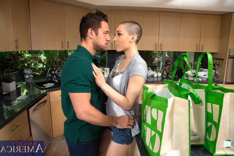 12P Lily Labeau gets fucked doggystyle in the kitchen