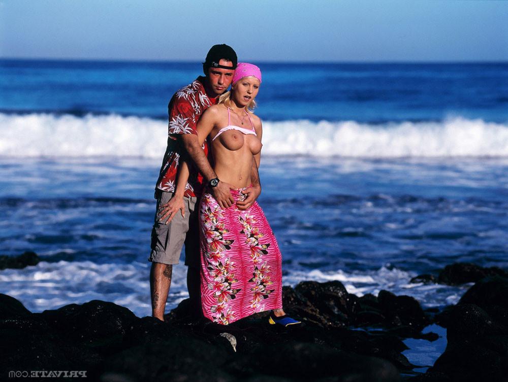 15P Alexa Weix gets fucked hard by the sea