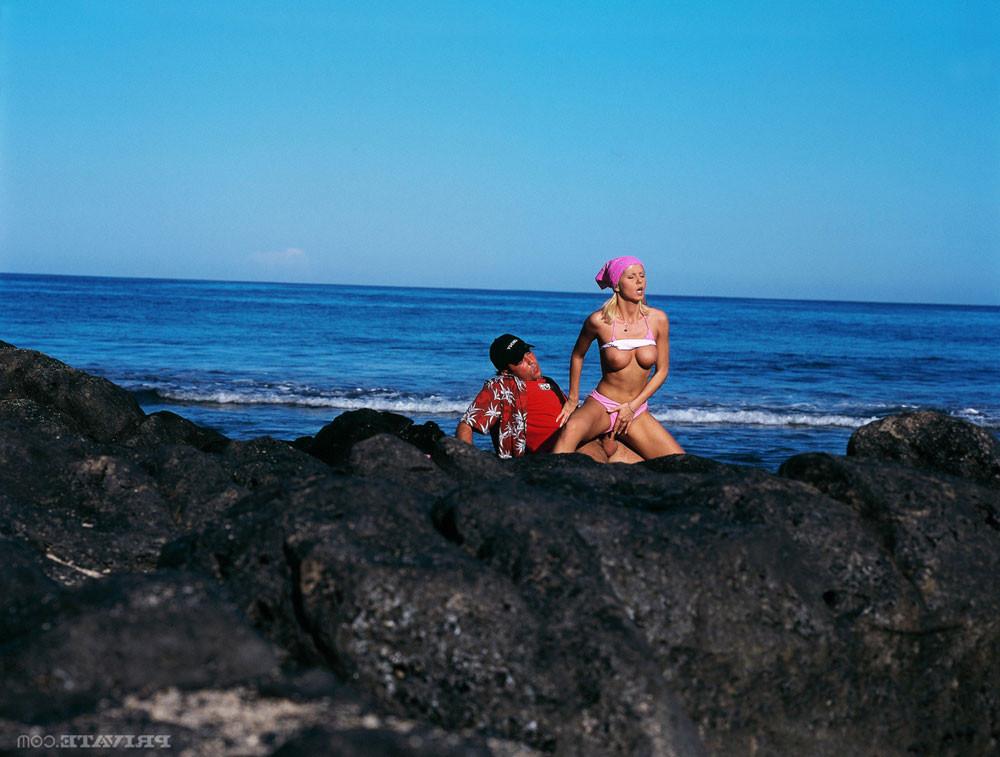 15P Alexa Weix gets fucked hard by the sea