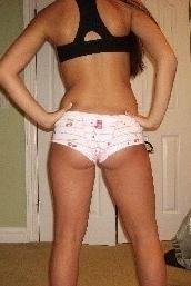10P Babe in top and mini skirt erotically poses on home cam